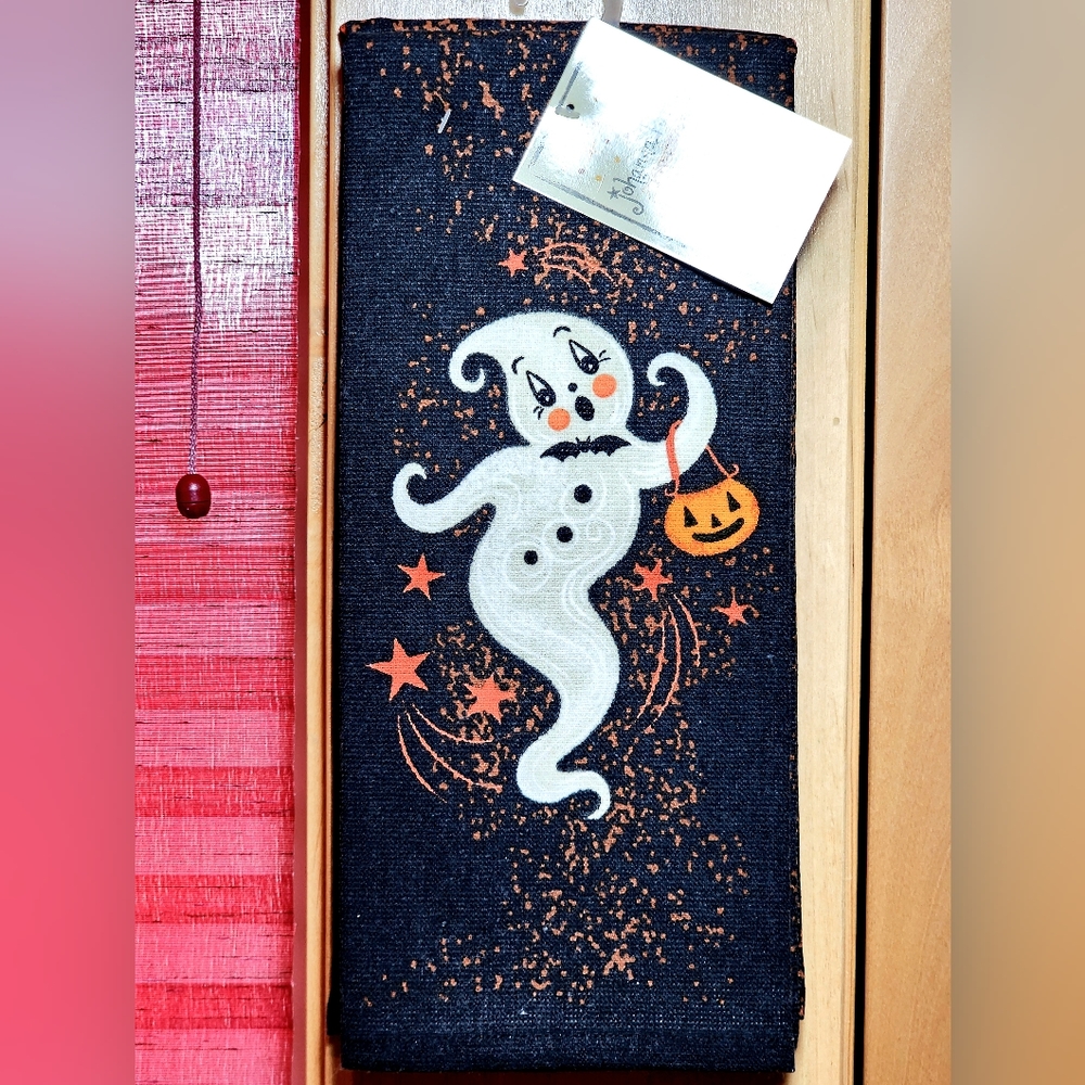 Johanna Parker Ghost Halloween Kitchen Towel Set Halloween Kitchen Towels